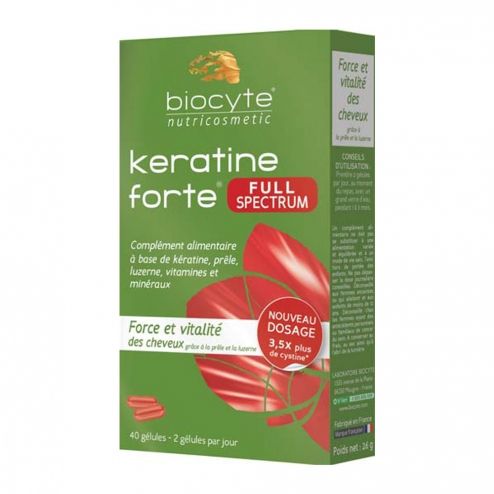 Gelule keratine