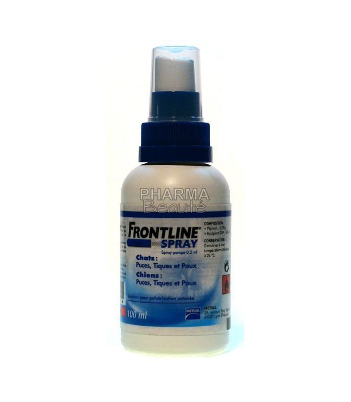 Frontline Spray Chiens Et Chats Pompe De 100ml Pas Cher Chez Monclubbeaute Avis Meilleurs Prix