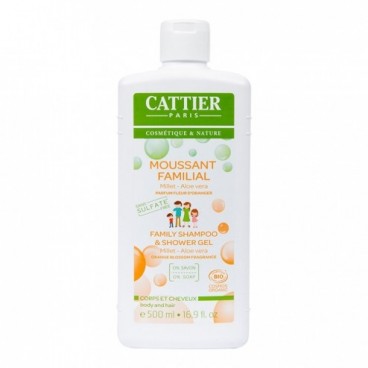 Cattier Moussant Familial Sans Sulfates 500Ml