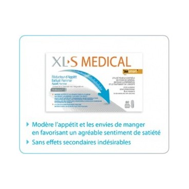 XL-S Medical Réducteur d'Appétit 60 Comprimés pas cher