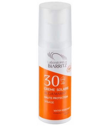 Les Laboratoires de Biarritz Algamaris Crème Solaire Visage SPF30 50Ml