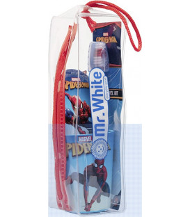 Trousse Gobelet, Brosse à Dents et Dentifrice Spiderman