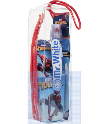 Trousse Gobelet, Brosse à Dents et Dentifrice Spiderman