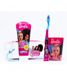 Trousse Brosse à Dents et Dentifrice Barbie