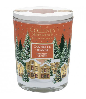 Collines de Provence Bougie Parfumée Cannelle Orange 180 Grammes